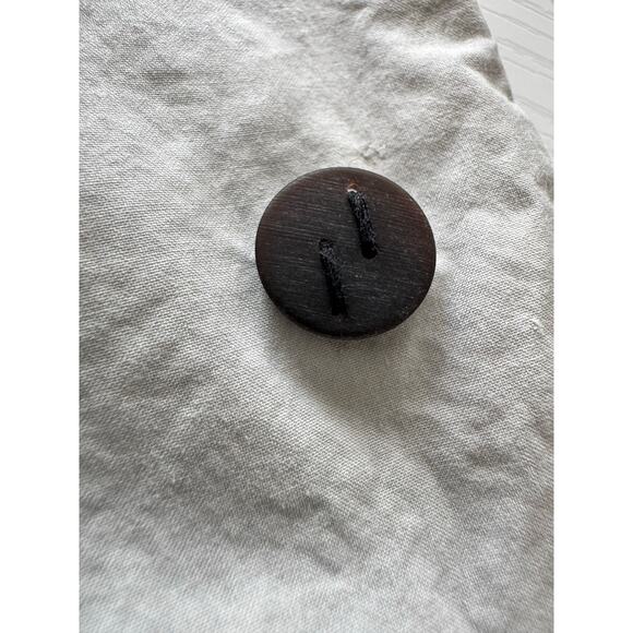 Lumen Et Umbra Reversible Long Trench Coat Cotton Blend - Picture 7 of 9